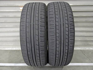 YOKOHAMA ヨコハマ ECOS ES31 185/60R15 84H 2020年製×1本/2021年製×1本 計2本 5～6分山 [R2778]