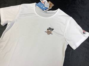 即決◆Kaepa×THE DOG◆メッシュ 半袖Tシャツ【M】新品タグ付き 白 レディース 吸水速乾 UV対策 袖刺繍　SAVE THE DOG PROJECT ケイパ◆