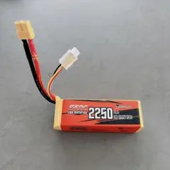 3S 11.1V リモコン用リチウム電池 2250mAh リポバッテリー