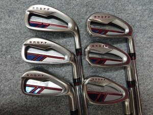 2020 ONOFF AKA オノフ アカ 赤 #5-PW 6本セット N.S.PRO MODUS3 モーダス3 TOUR120 (S)