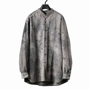 COLINA BANDED COLLAR WIDE SHIRT / ANCIENT DYED TUSSER 定価33000円 incarnation DEVOA JULIUS A.F ARTEFACT KLASICA SOSNOVSKA