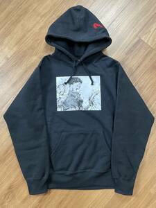 半タグ付未使用品 17aw SUPREME × AKIRA Arm Hooded Sweatshirt シュプリーム アキラ アーム フーデッド スウェットシャツ パーカー 黒 M