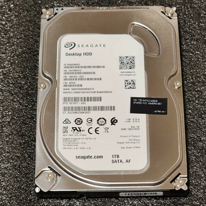 【送料無料】SEAGATE DESKTOP ST1000DM003-1SB102 1TB 3.5インチ内蔵HDD 2018年製 フォーマット済み 正常品 PCパーツ 動作確認済