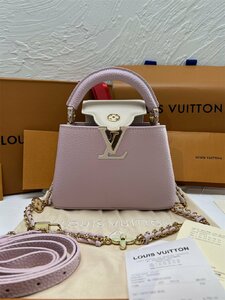 ■【新品同様】ルイヴィトン LOUIS VUITTON カプシーヌ ハンドバッグ