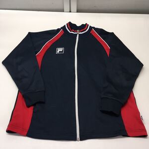 送料無料★FILA フィラ★ジャージ ジャケット★子供　キッズ　160 ジュニア★ネイビー#50428sjj38