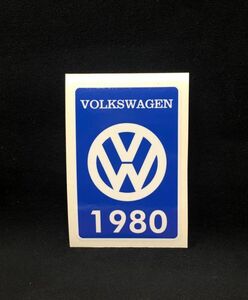 Volkswagen 1980 ステッカー ビートル 80 空冷 beetle vw フォルクスワーゲン kombi 空冷式 air cooled 空冷ワーゲン クラシック (-AC010vw