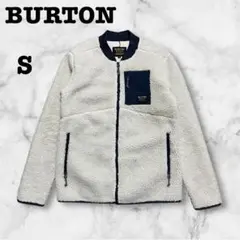 BURTONバートン　ボアフリースジャケット　ホワイト　S