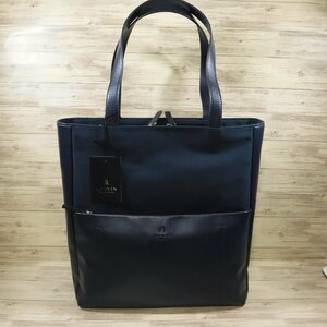 BB257 ランバン コレクション 定価42900円 新品 トートバッグ B4 軽量撥水 牛革 LANVIN COLLECTION 日本製 ビジネストートバッグ 281732