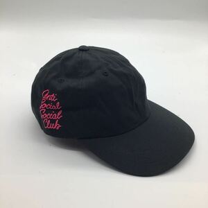 新品未使用品 anti social social club cap black x pink one size