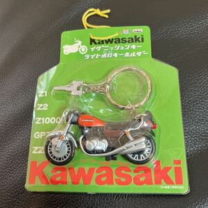 KAWASAKIイグニッションキーライト点灯キーホルダーZ1 検索Z2zⅡzⅠz900z750rsカワサキバンプレスト バイクキーホルダー BANPRESTO 当時物