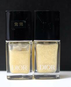 1★Christion Dior クリスチャンディオール ヴェルニ トップコート 218 ドリュール 2点 テスター◎5602-32