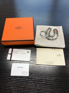 HERMES エルメス　キーリング　フェール・ア・シュヴァル　馬蹄鉄　シルバー　キーホルダー　綺麗です！