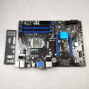 【中古パーツ】BIOS確認のみ、MSI Z87-S01 マザーボード　LGA1150 ■MB1143