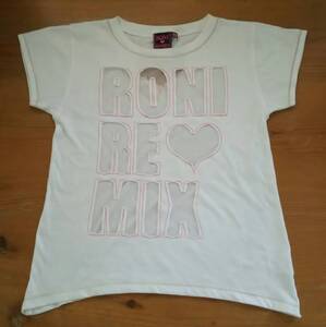 RONI REMIX★Tシャツ M(125～135) ホワイト