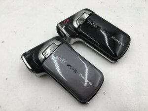 ♪▲【SANYO/Panasonic】デジタルムービーカメラ 2010/2011年製 2点セット Xacti DMX-CA100/HX-WA10 まとめ売り 1118 8