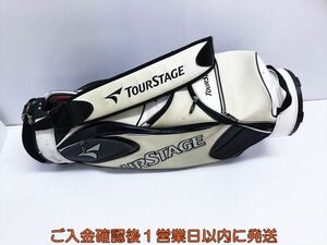 【1円】ゴルフ ブリヂストン TOURSTAGE ツアーステージ キャディバッグ ホワイト系 クラブケース カバーなし Q01-184tm/F6