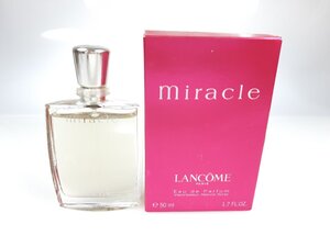 残多　ランコム　LANCOME　miracle　ミラク　オードパルファム　スプレー　50ml　残量：9割　YK-3686