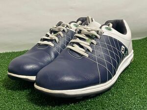 Footjoy フットジョイ FJ TREAD トレッド 27.0cm W メンズスパイクレスゴルフシューズ ネイビー ミシュラン