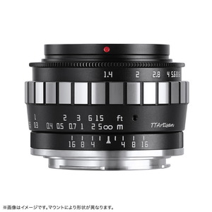 銘匠光学 TTArtisan 23mm f/1.4 C マイクロフォーサーズ ブラック × シルバー 単焦点レンズ 準広角 オリンパス レンズ