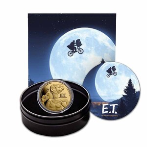 [保証書・カプセル付き] 2022年 (新品) ニウエ「E.T. イーティー 40周年」純金 1オンス プルーフ 金貨