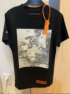 新品　ヘロンプレストン　REG HERON BIRDSプリントTシャツ　XXS