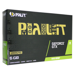 【中古】PALIT GeForce GTX 1660 SUPER GP 6GB NE6166S018J9-1160A-1 PCIExp 6GB 元箱あり [管理:1050018308]