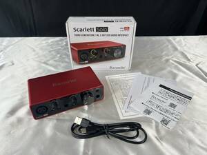 【使用数回のみ・美品】FOCUSRITE ( フォーカスライト ) / Scarlett Solo (gen. 3) オーディオインターフェイス