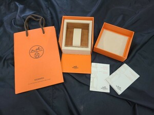 ■本物エルメス時計用BOX&ギャラ付属品一式■HERMESボックス.ケース.箱その5