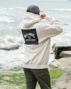 ★送料無料★2024秋冬 新品【BILLABONG/ビラボン】ADIV LOGO HOOD 撥水パーカー FOG メンズM BE012011