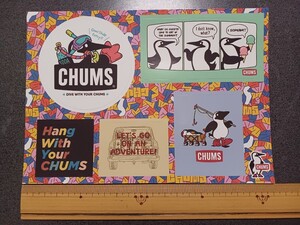 ★未使用★CHUMS チャムス キャンプステッカー ステッカー シール 登山 キャンプ用品