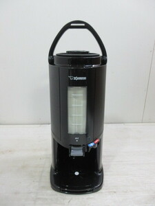 C925★●象印マホービン株式会社■ZOJIRUSHI■真空ドリンクディスペンサー■ガラス魔法瓶■2.5L■AY-AM25-BA■ブラック■中古品