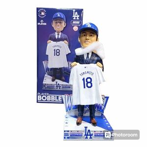 ラスト1点　524体限定　山本由伸　welcome to Dodgers ボブルヘッド　ドジャース　バブルヘッド　大谷翔平　ロサンゼルス　未展示品　新品