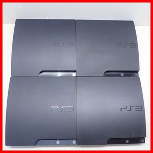 動作品 PS3 プレステ3 本体のみ CECH-2500A 2台/3000B 2台 チャコール・ブラック まとめて4台セット PlayStation3 SONY ソニー【40