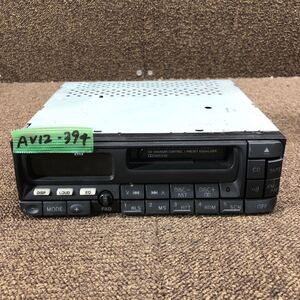 AV12-394 激安 カーステレオ SUZUKI 39101-70G20 カセットデッキ FM/AM オーディオ レシーバー 通電未確認 ジャンク