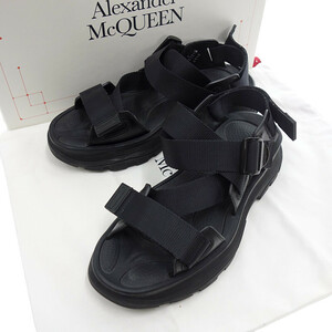 【特別価格】ALEXANDER MCQUEEN 22SS 667815 TREAD Sandals サンダル ブラック サイズ メンズ41.5