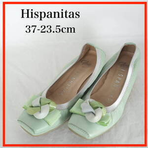 MK7240*HISPANITAS*ヒスパニタス*レディースパンプス*37-23.5cm*緑系