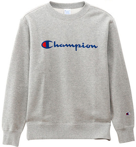 Champion クルーネックスウェットシャツ C3-Q002-070 オックスフォードグレー Lサイズ