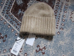 AURALEE BRUSHED SUPER KID MOHAIR KNIT CAP