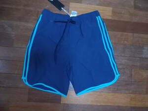 新品即決 adidasアディダス スイムパンツ Mサイズ ネイビー DLP54-BP6395-M