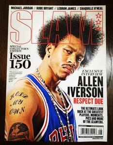 2011 AUG SLAM MAGAZINE #150 ALLEN IVERSON / スラム 雑誌 アレン アイバーソン Jordan, Nike, Adidas NBA