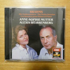 077774929929;【CD/西独盤】MUTTER,WEISSENBERG / BRAHMS:VIOLIN SONATAS(CDC7492992)