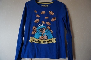 ★SESAME STREET Cookie Monster 長袖Tシャツ★