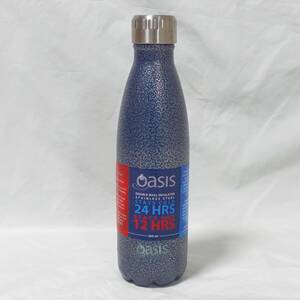 福祉バザー　OASIS/オアシス ステンレスボトル 断熱 500ml ハンマートーン