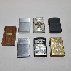 ZIPPO ジッポー ジッポ ライター まとめ 7点 セット 喫煙具 ハーレーダビッドソン リミテッドエディション 北斗の拳