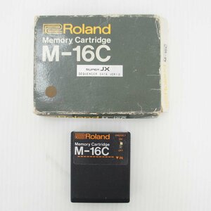 1円【一般中古】Roland ローランド/Roland メモリ カートリッジ ロム M-16C/M-16C/75