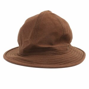 未使用 TAIGA TAKAHASHI DAISY MAE HAT ONE SIZE BROWN LOT 010 タイガタカハシ ハット