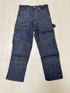 美品 USA 製 OLD POST OVERALLS ポストオーバーオールズ ダブルニー ペインター デニム パンツ S BEAMS ビームス DENIM 