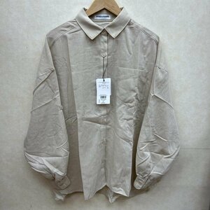 ロデオクラウンズ 420FSL30-038B Natuly Linen リネン混 ギャザーパフ袖 オーバーサイズ シャツ、ブラウス シャツ、ブラウス FREE