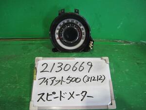 フィアット 500 ABA-31212 スピードメーター 876 F45CEUT2L