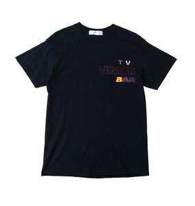 TOGA VIRILIS トーガビリリース 半袖Tシャツ カットソー トップス ロゴ ブラック 黒 46 送料250円